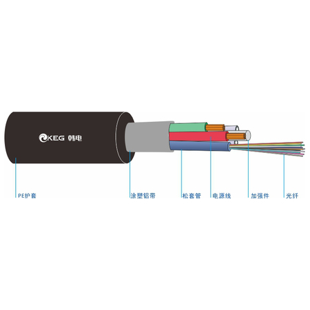 KEG.DTA系列 松套層絞式鋁帶鎧裝光電混合纜(GDTA)