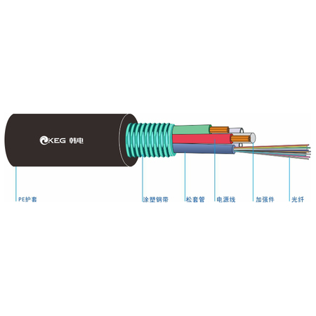 KEG.DTS系列 松套層絞式鋼帶鎧裝光電混合纜(GDTS)